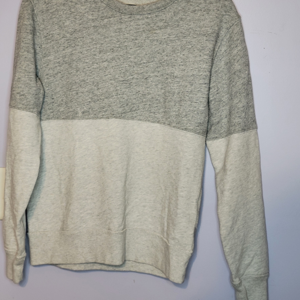 J. Crew Gray Colorblock size small sweatshirt